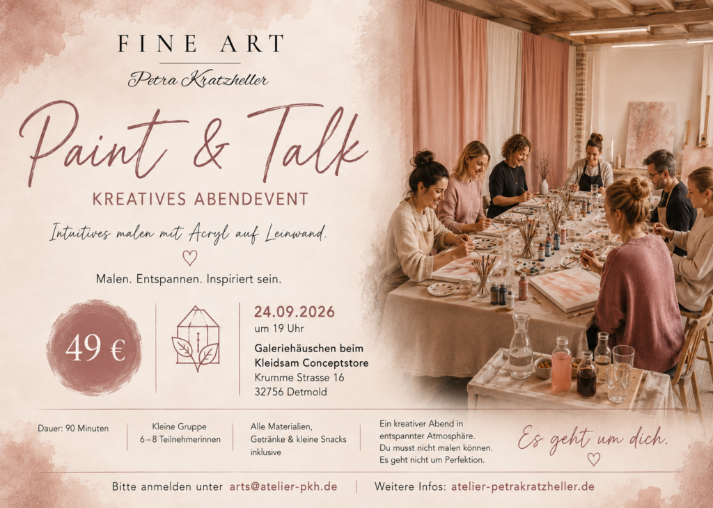 Talk & Paint Kreatives Abendevent